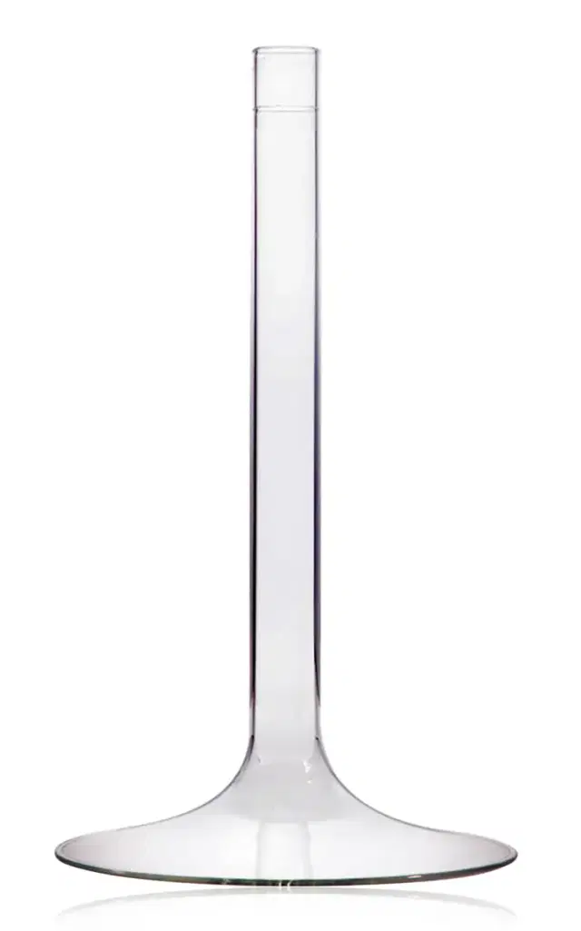 Exclusive Linea Medium Glass Candlestick - Clear