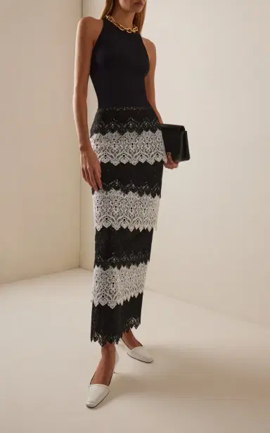 Carolina Herrera Signature Silk-Cotton Tank Top | Thumbnail 3