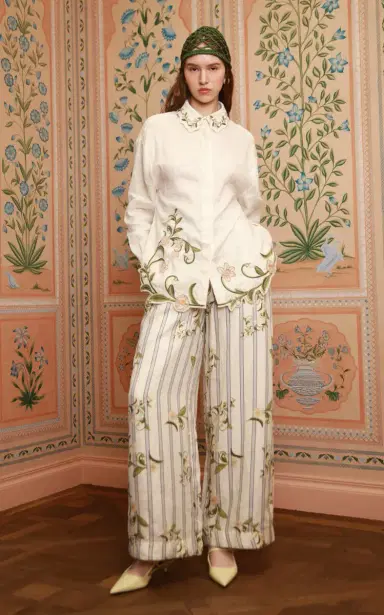 Agua by Agua Bendita Tota Valle Printed Linen Trousers | Thumbnail 2 Agua by Agua Bendita Tota Valle Printed Linen Trousers | Thumbnail 2