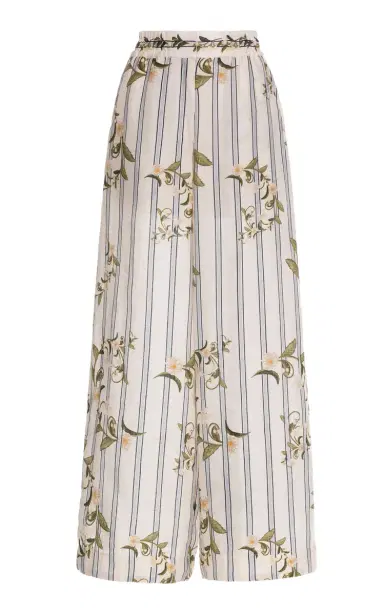 Agua by Agua Bendita Tota Valle Printed Linen Trousers | Thumbnail 1 Agua by Agua Bendita Tota Valle Printed Linen Trousers | Thumbnail 1