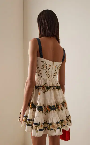 Agua by Agua Bendita Lima Mini Valle Cotton Mini Dress | Thumbnail 4