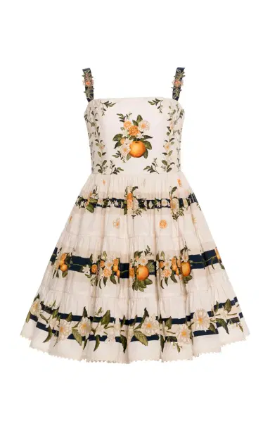 Agua by Agua Bendita Lima Mini Valle Cotton Mini Dress | Thumbnail 7