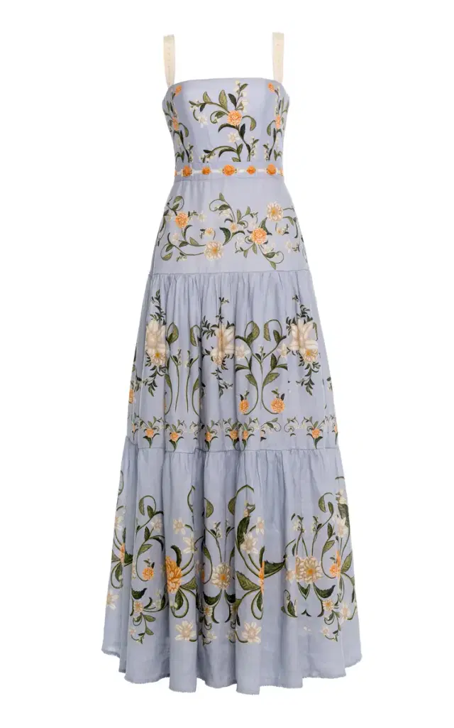Lima Valle Linen Maxi Dress