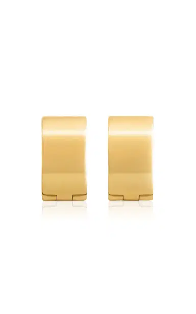 Toteme Signature Hoops Gold Plated | Thumbnail 4 Toteme Signature Hoops Gold Plated | Thumbnail 4
