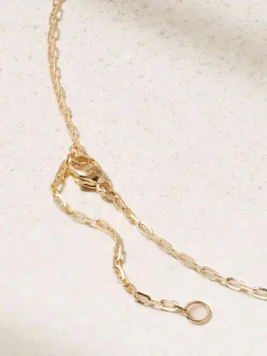 JIA JIA 14-karat Gold, Quartz And Diamond Necklace | Thumbnail 3