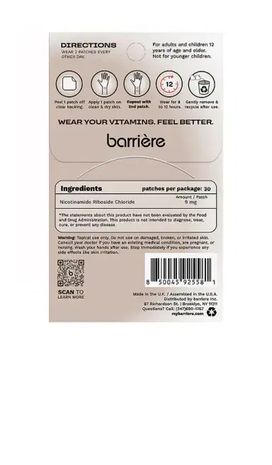 barrière Youth Repair NAD+ Patch 30 Pack | Thumbnail 2 barrière Youth Repair NAD+ Patch 30 Pack | Thumbnail 2