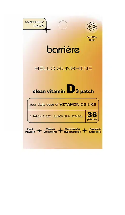 barriere Hello Sunshine Vitamin D3 Patch 36 Pack