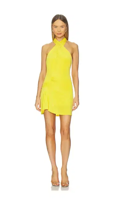 Peachy Den Kylie Halter Knot Dress | Thumbnail 1