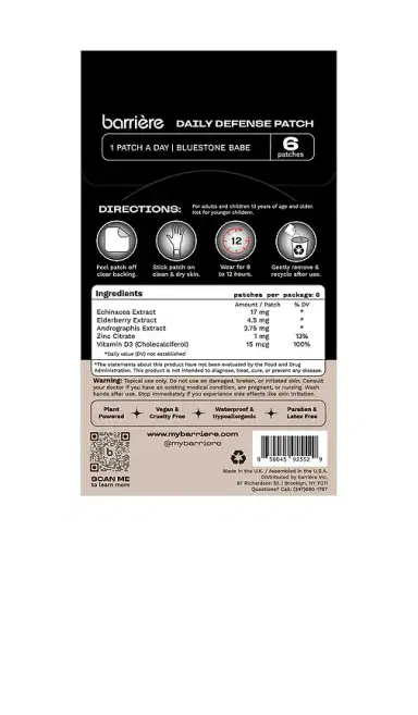 barrière Daily Defense Patch 6 Pack | Thumbnail 2 barrière Daily Defense Patch 6 Pack | Thumbnail 2