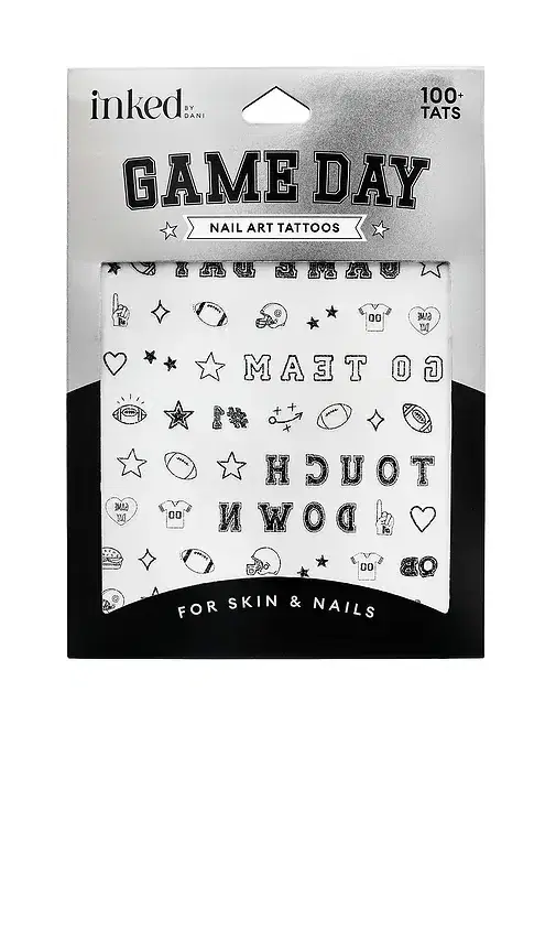 INKED by Dani Game Day Victory Nail Art