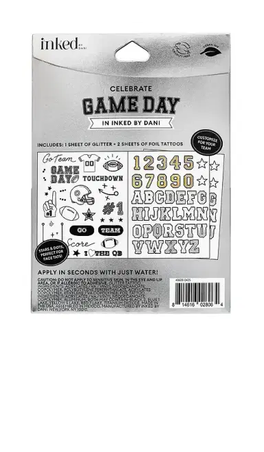 INKED by Dani Game Day Touchdown Tattoos | Thumbnail 2 INKED by Dani Game Day Touchdown Tattoos | Thumbnail 2