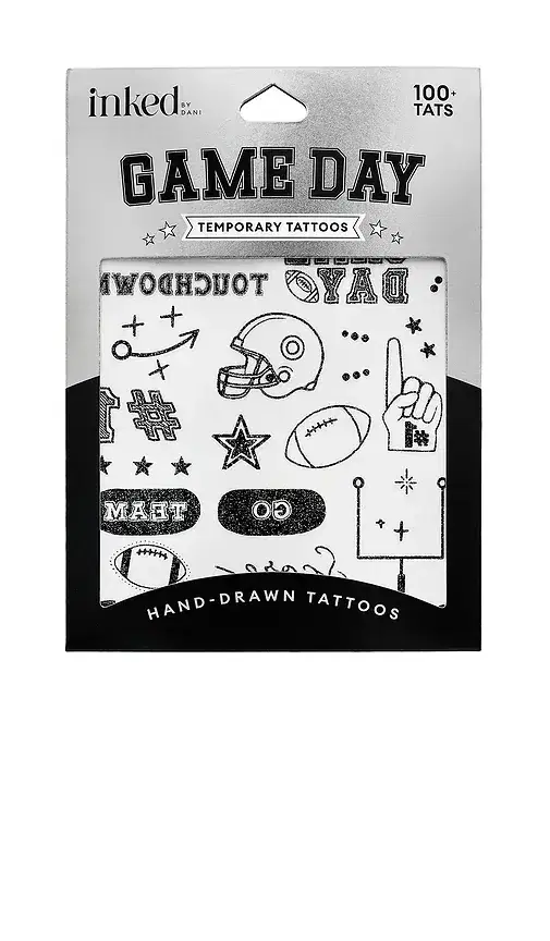 INKED by Dani Game Day Touchdown Tattoos