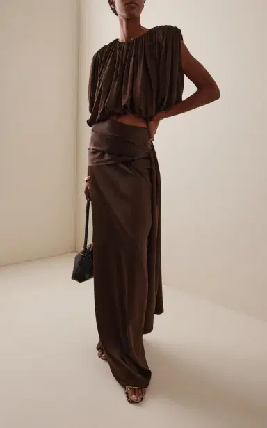 Heirlome Mila Silk Maxi Skirt | Thumbnail 2 Heirlome Mila Silk Maxi Skirt | Thumbnail 2
