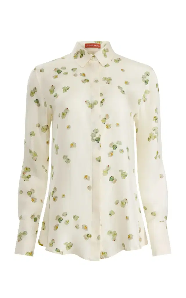 Chika Printed Silk Shirt