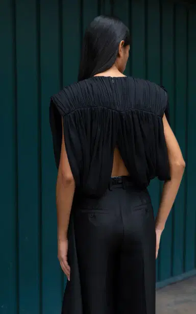 Heirlome Rickie Silk Wide-Leg Trousers | Thumbnail 7