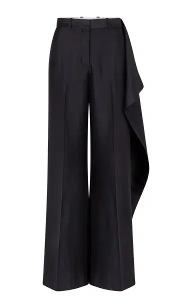 Heirlome Rickie Silk Wide-Leg Trousers | Thumbnail 1