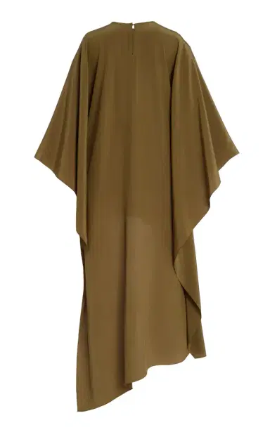 Michael Kors Collection Asymmetric Silk Crepe de Chine Caftan Top | Thumbnail 3