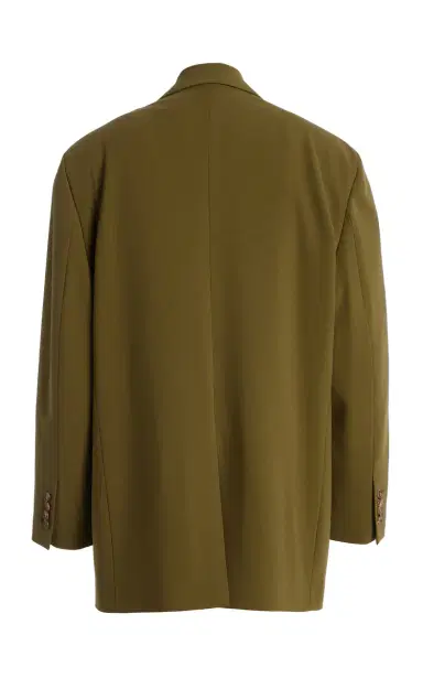 Michael Kors Collection Ryan Single-Breasted Stretch Tissue Wool Crepe Blazer | Thumbnail 5