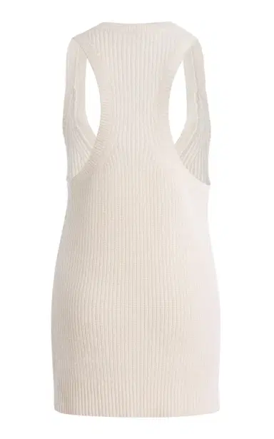 Michael Kors Collection Racer Back Cashmere-Linen Tank Top | Thumbnail 5