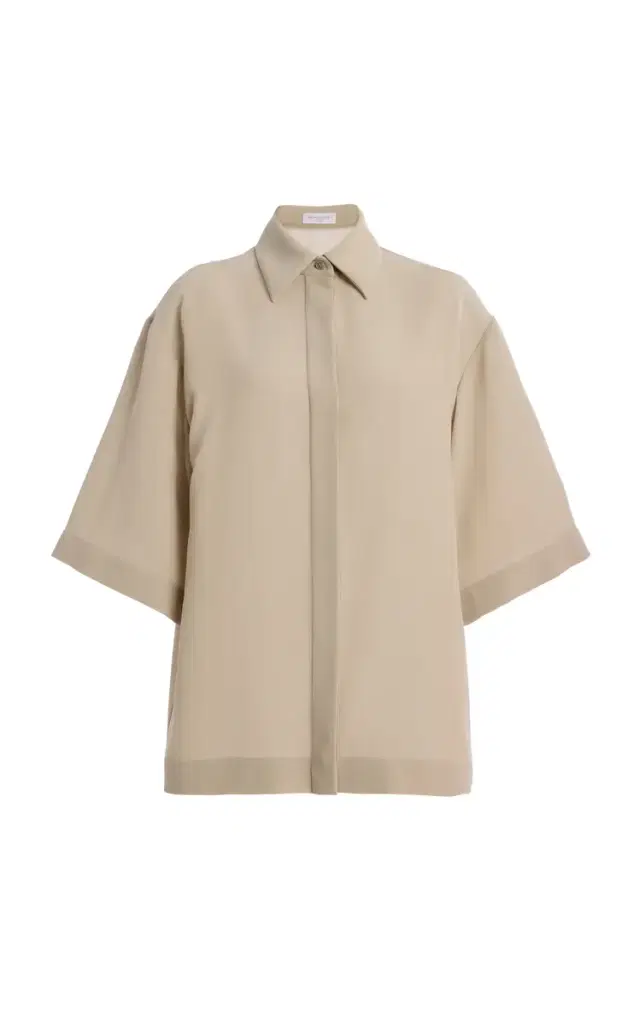 Wool Crepe Shirt