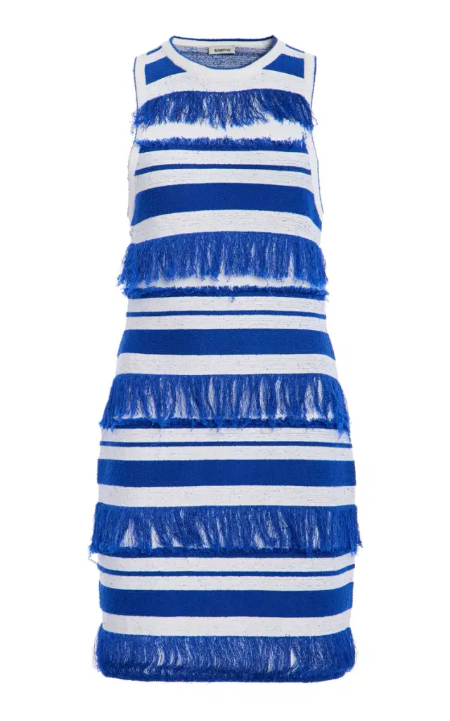 SIMKHAI Elly Textured Knit Mini Dress
