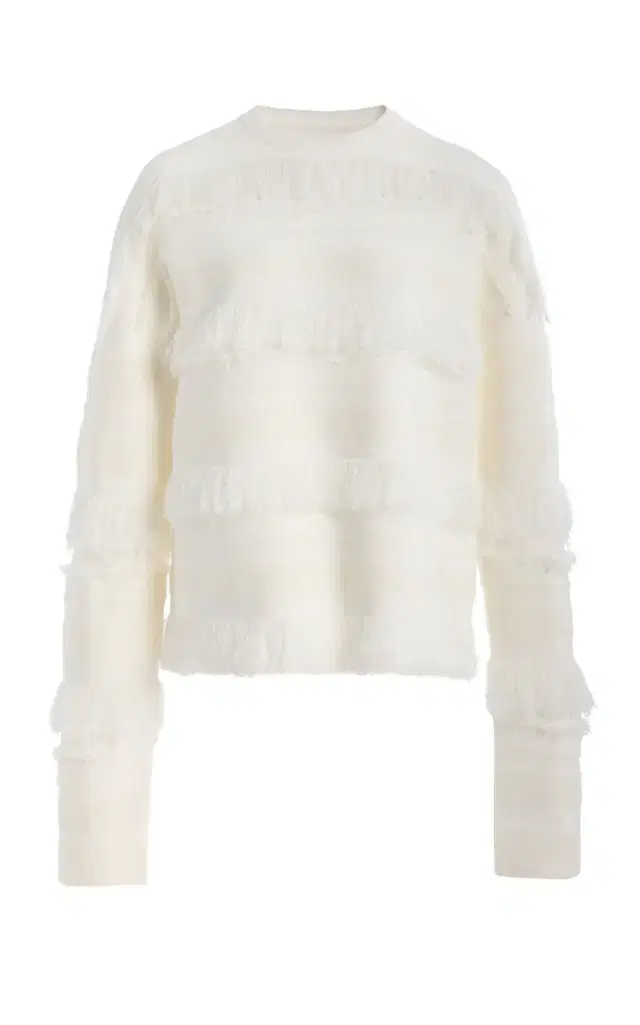 SIMKHAI Carrick Cotton-Blend Crewneck Sweater
