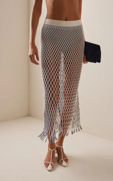 Simkhai Aldridge Knit Midi Skirt | Thumbnail 3