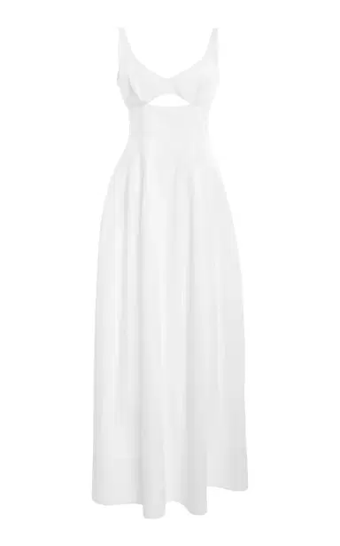SIMKHAI Maddy Cotton Midi Dress | Thumbnail 7 SIMKHAI Maddy Cotton Midi Dress | Thumbnail 7