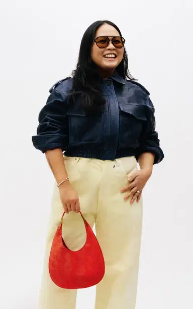 Simkhai Roland Leather Cropped Jacket | Thumbnail 2 Simkhai Roland Leather Cropped Jacket | Thumbnail 2