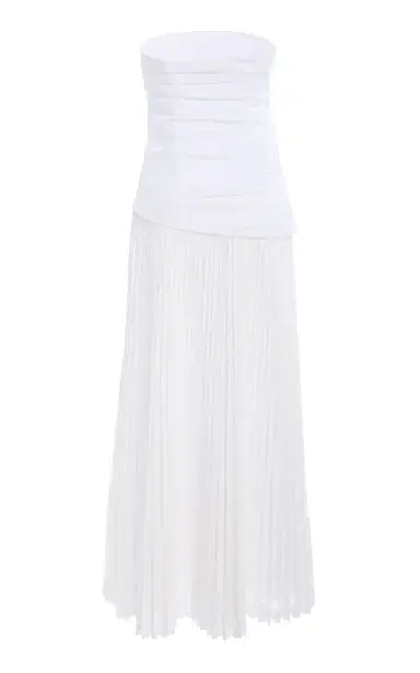 SIMKHAI Annalise Cotton Lace Midi Dress | Thumbnail 4