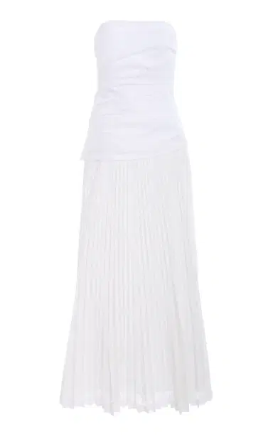 SIMKHAI Annalise Cotton Lace Midi Dress | Thumbnail 6