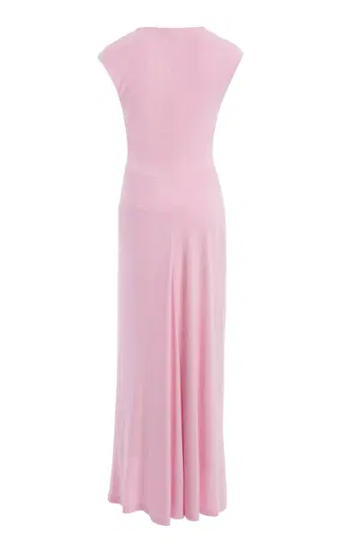 SIMKHAI Acacia Draped Midi Dress | Thumbnail 5 SIMKHAI Acacia Draped Midi Dress | Thumbnail 5