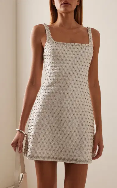 SIMKHAI Ziva Embellished Mini Dress | Thumbnail 4 SIMKHAI Ziva Embellished Mini Dress | Thumbnail 4