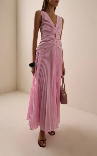 Simkhai Vivianne Cotton Midi Dress | Thumbnail 2 Simkhai Vivianne Cotton Midi Dress | Thumbnail 2
