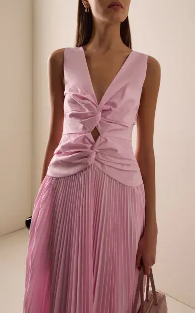 Simkhai Vivianne Cotton Midi Dress | Thumbnail 3 Simkhai Vivianne Cotton Midi Dress | Thumbnail 3