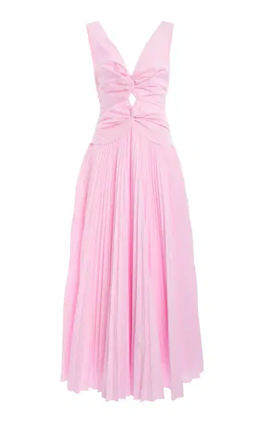 Simkhai Vivianne Cotton Midi Dress | Thumbnail 8