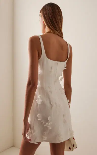 Simkhai Cailinn Linen-Cotton Mini Dress | Thumbnail 4