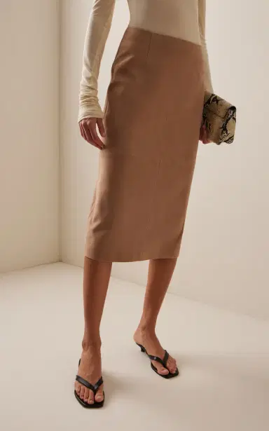 Simkhai Harrison Suede Midi Skirt | Thumbnail 3 Simkhai Harrison Suede Midi Skirt | Thumbnail 3