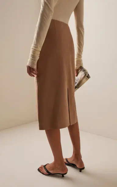 Simkhai Harrison Suede Midi Skirt | Thumbnail 4 Simkhai Harrison Suede Midi Skirt | Thumbnail 4