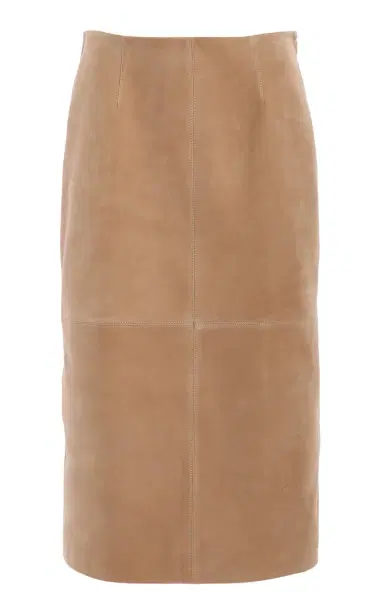 Simkhai Harrison Suede Midi Skirt | Thumbnail 1 Simkhai Harrison Suede Midi Skirt | Thumbnail 1