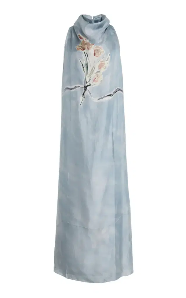 Noori Silk-Satin Maxi Dress