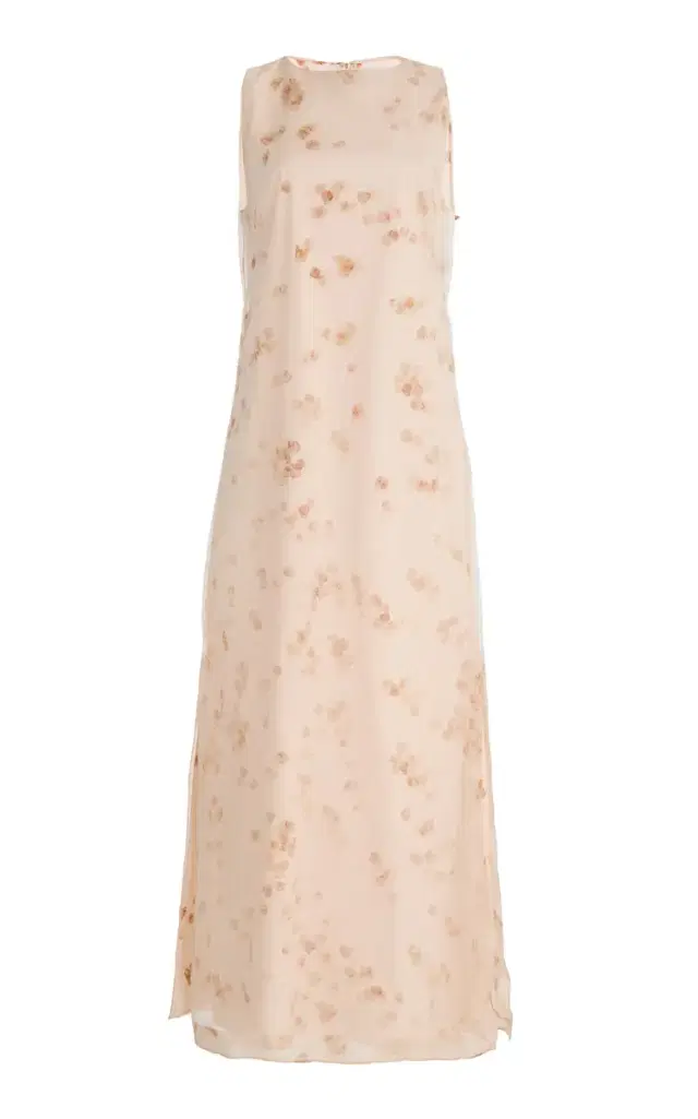 Nadja Stretch-Cotton Maxi Dress
