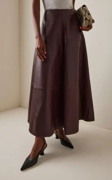 Altuzarra Varda Leather Maxi Skirt | Thumbnail 3 Altuzarra Varda Leather Maxi Skirt | Thumbnail 3
