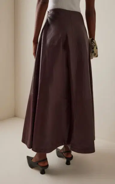 Altuzarra Varda Leather Maxi Skirt | Thumbnail 4 Altuzarra Varda Leather Maxi Skirt | Thumbnail 4