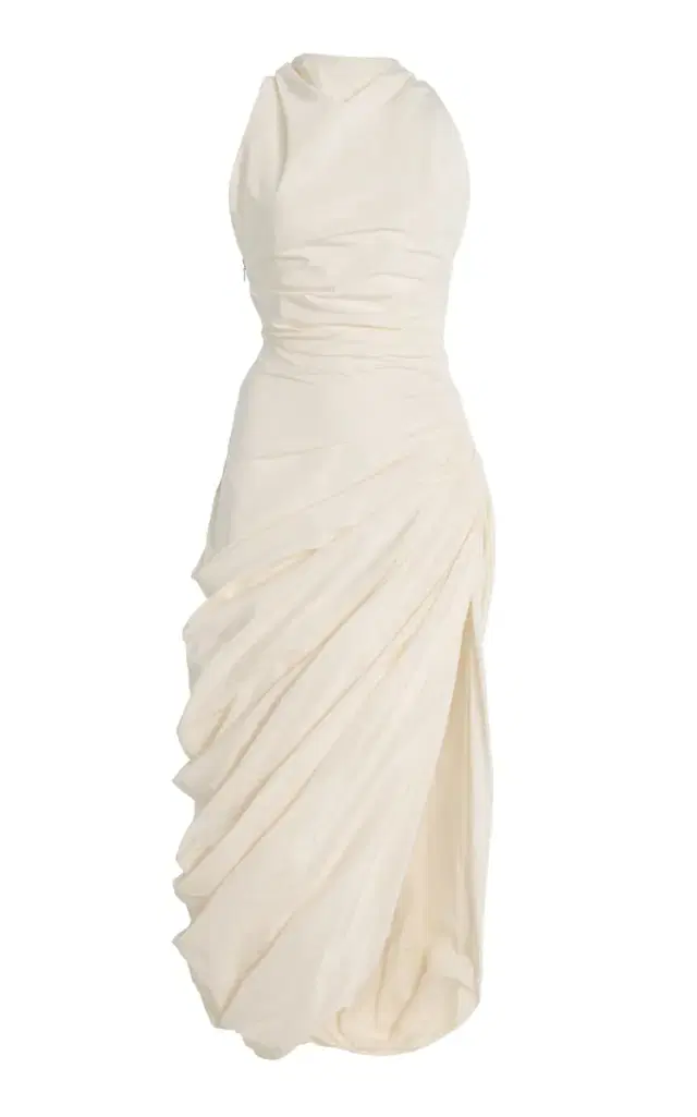 Altuzarra Dora Gathered Midi Dress