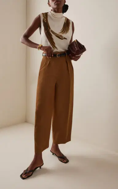 Altuzarra Dash Twill Barrel-Leg Pants | Thumbnail 2 Altuzarra Dash Twill Barrel-Leg Pants | Thumbnail 2