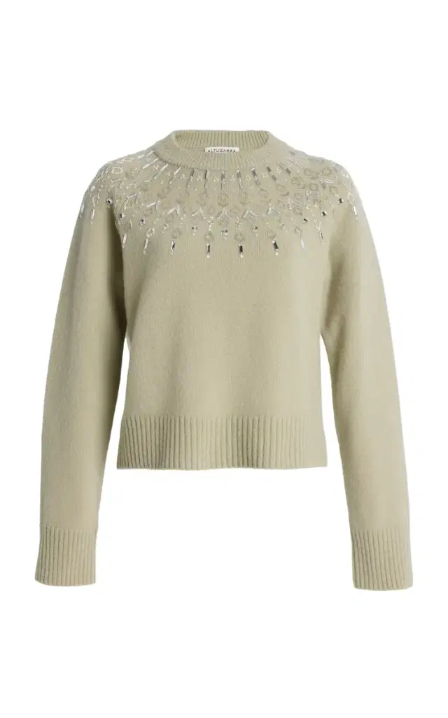 Altuzarra Harold Embellished Virgin Wool Sweater