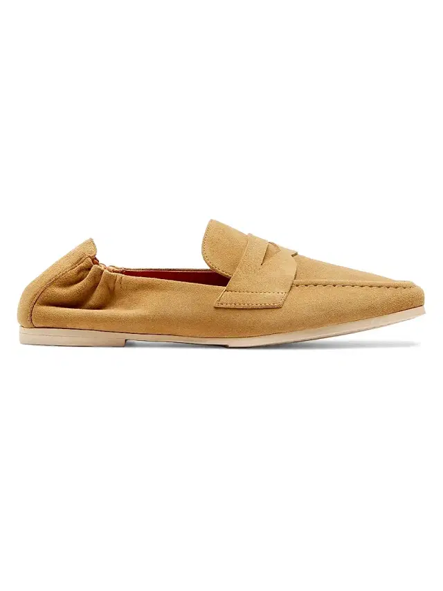 La Canadienne Women's Kitson Suede Loafers - Tobacco Suede