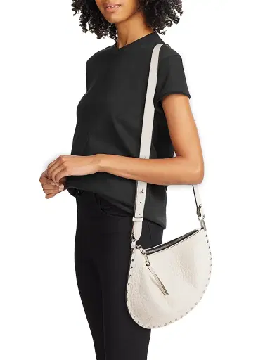 Isabel Marant Women's Oskan Soft Zip Leather Shoulder Bag - Chalk | Thumbnail 2