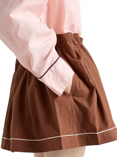 Prada Women's Cotton Miniskirt - Brown | Thumbnail 5 Prada Women's Cotton Miniskirt - Brown | Thumbnail 5